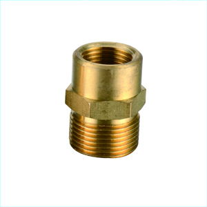 Brass screw nipple