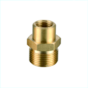 Brass screw nipple