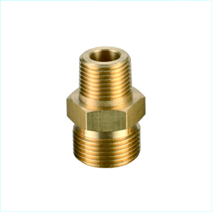 Brass screw nipple