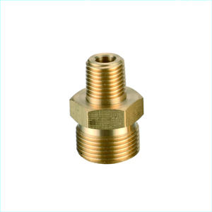 Brass screw nipple