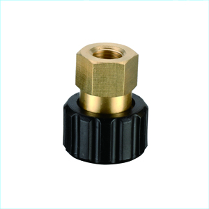 Swivel screw quick coupling