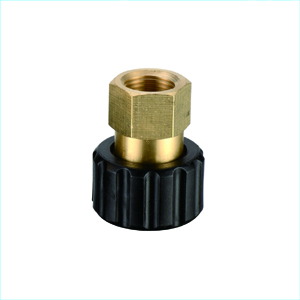 Swivel screw quick coupling